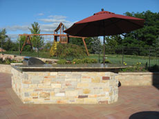 a grill/bar combo