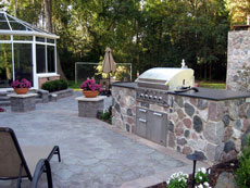 an outdoor room