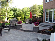 an outdoor room