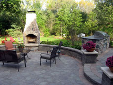 an outdoor room