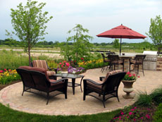 an outdoor room