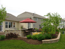 an outdoor room