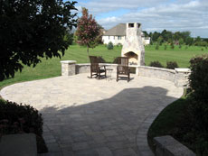 an outdoor room