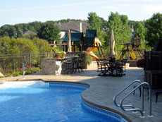 an outdoor room