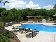 an outdoor room